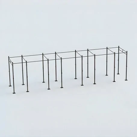 Jaula Central 8 Rack